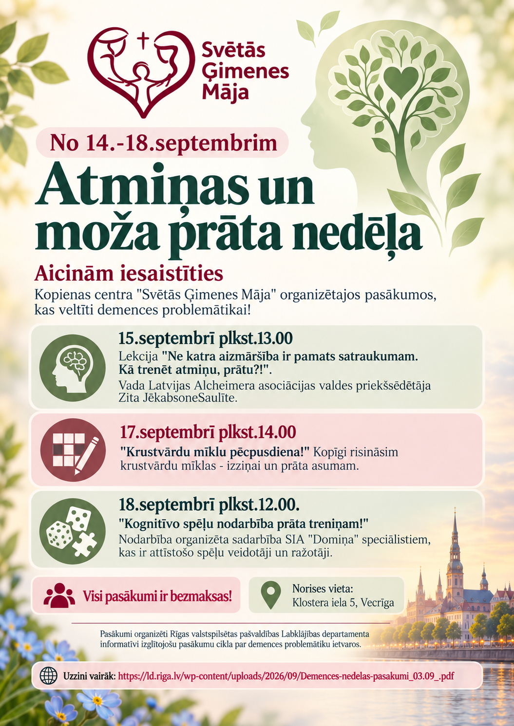 Atmiņas un moža prāta nedēļa