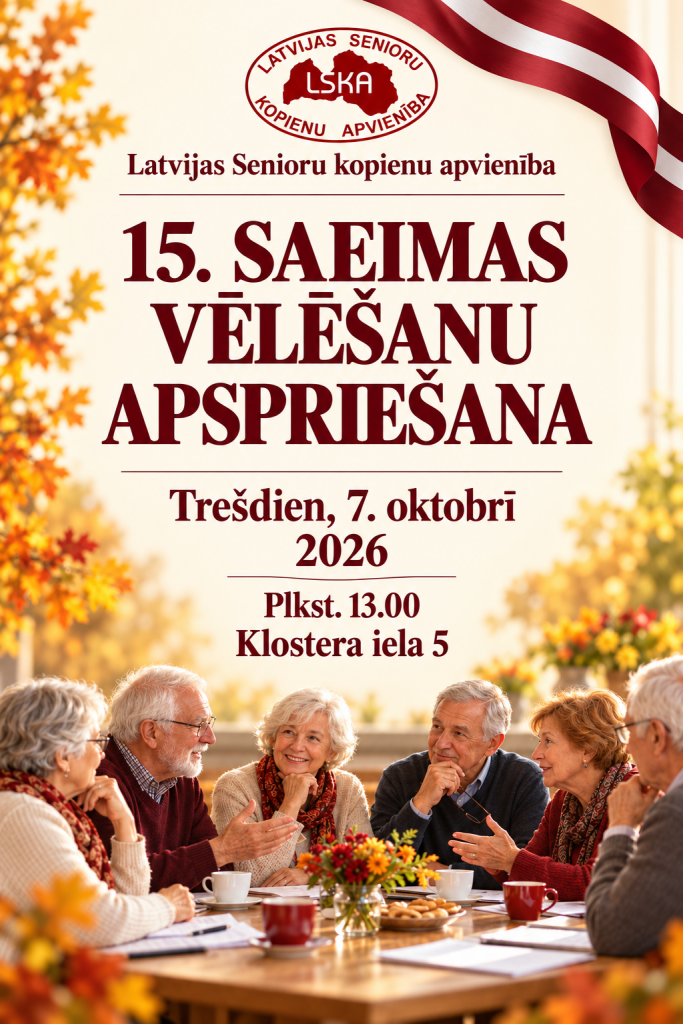15. SAEIMAS VELEŠANU APSPRIESANA LSKA Senioru skolā